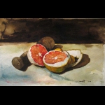 BOCETO DE TORANJA CON MORTERO ETUDE POUR PAMPLEMOUSE